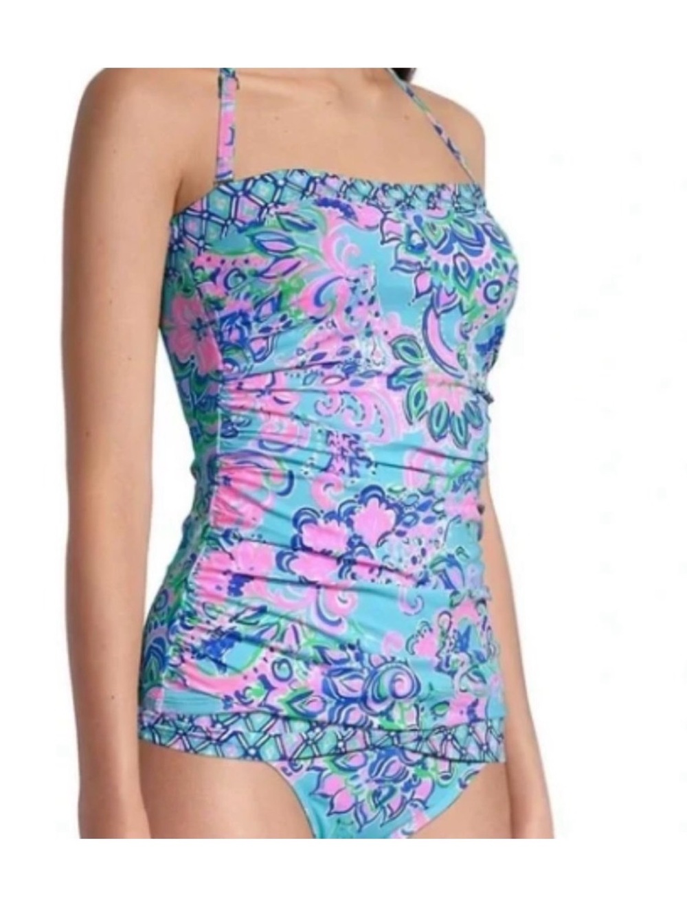 Lilly Pulitzer Justina top and lagoon bottom swim set